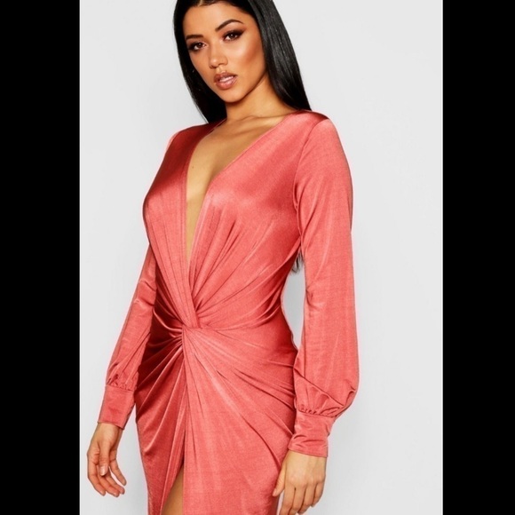 BNWT Boohoo Twist Dress - Picture 8 of 8